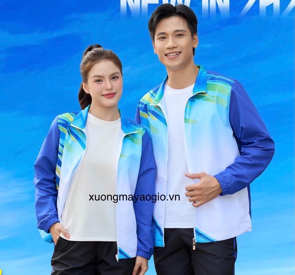 xưởng may áo khoác thể thao 
